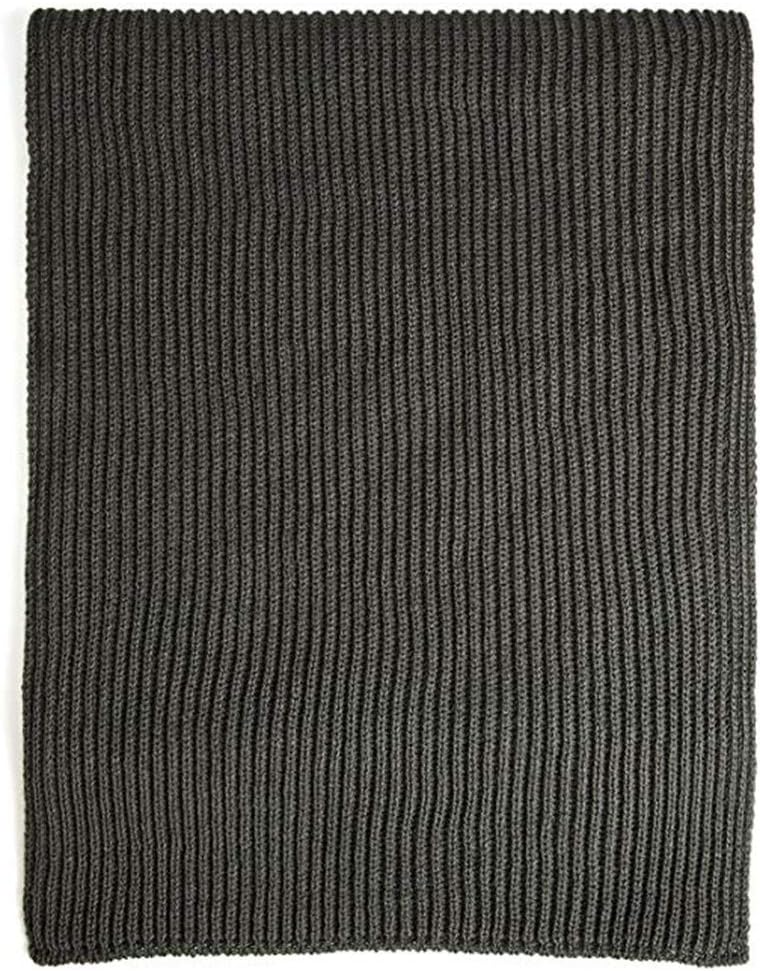 EONPOW Warm Autumn and Winter Scarf, Unisex Pure Color Winter Neck Warm Knitting Yarn Scarf - Image 5